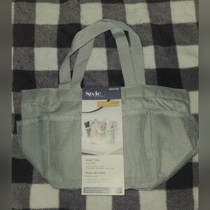 Mesh Tote Bag - Gray-NWT